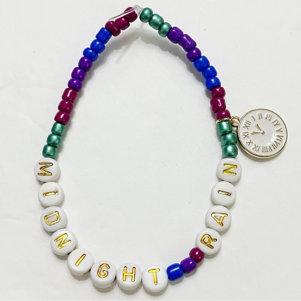 Taylor Swift Eras Tour Friendship Bracelet Midnight Rain Midnights